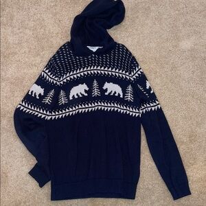 Old Navy hoodie Sweater with Bear Design